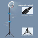 26 33cm luzes de vídeo luz regulável selfie led anel luz usb anel lâmpada iluminação com tripé suporte para fazer youtube ringlight