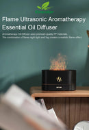 Kinscoter aroma difusor umidificador de ar ultra-sônico fabricante névoa fria fogger led óleo essencial chama lâmpada difusor