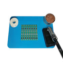 Esteira de solda esd antiestática, resistente ao calor, isolamento, kit de estação de solda