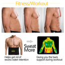 Cintura trimmer cinto fino masculino corpo shaper cinchers controle de barriga apoio lombar