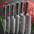 Damasco faca do chef facas de cozinha conjunto profissional desossa faca cutelo