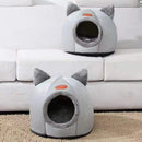 Novo conforto de sono profundo no inverno cama de gato iittle