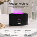 Kinscoter aroma difusor umidificador de ar ultra-sônico fabricante névoa fria fogger led óleo essencial chama lâmpada difusor