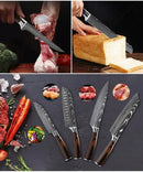 Damasco faca do chef facas de cozinha conjunto profissional desossa faca cutelo