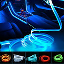 Led Interior do carro luz fria painel decorativo console auto led luzes ambientais 1/2/3/4/5m