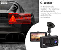 XUSHIDZ-HD Câmera Dash,DVR Veículo Automóvel, Gravador de Vídeo