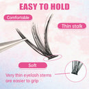 Diy kit de extensão de cílios cílios 200 peças clusters lash bond & seal
