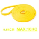 Faixa de resistência resistente látex esportes elástico