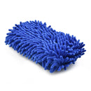 1 pc azul microfibra chenille esponja de lavagem de carro cuidados escova de lavagem almofada