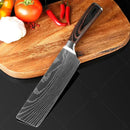 Damasco faca do chef facas de cozinha conjunto profissional desossa faca cutelo