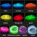 Led Interior do carro luz fria painel decorativo console auto led luzes ambientais 1/2/3/4/5m