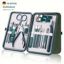 Kit profissional de cuidados com unhas com Conjunto de manicure e pedicure em aço inoxidável