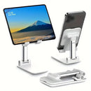 Suporte dobrável para celular, tablet, mesa de montagem, flexível, ajustável