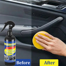 Restaurador de plástico para carro, produtos de limpeza de carro com brilho preto