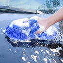 1 pc azul microfibra chenille esponja de lavagem de carro cuidados escova de lavagem almofada