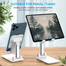Suporte dobrável para celular, tablet, mesa de montagem, flexível, ajustável