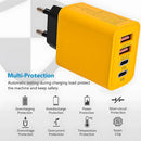 USB C PD carregador do telefone, carga rápida 3.0, tipo C, adaptador de carregamento rápido