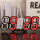 3d led relógio digital decoração de parede brilho modo noturno decoração para o quarto relógio eletrônico ajustável decoração do quarto estética