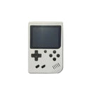 Um console de jogo pequeno portátil vermelho retrô clássico para crianças com centenas de carregamento de jogo pode ser conectado à TV