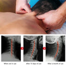 Relaxador de pescoço e ombro com ponto de massagem na parte superior das costas, dispositivo de tração cervical maca de pescoço para alívio da dor e coluna TMJ