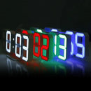 3d led relógio digital decoração de parede brilho modo noturno decoração para o quarto relógio eletrônico ajustável decoração do quarto estética