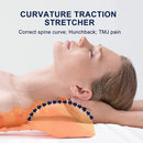 Relaxador de pescoço e ombro com ponto de massagem na parte superior das costas, dispositivo de tração cervical maca de pescoço para alívio da dor e coluna TMJ