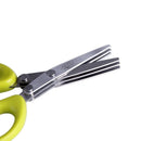 Tesoura de cozinha multifuncional de aço inoxidável, 3/5 camadas
