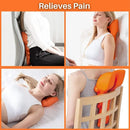 Relaxador de pescoço e ombro com ponto de massagem na parte superior das costas, dispositivo de tração cervical maca de pescoço para alívio da dor e coluna TMJ