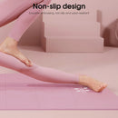 Tapete Yoga 4mm de espessura para exercício yoga e pilates ginástica esteira equipamentos fitness