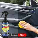 Restaurador de plástico para carro, produtos de limpeza de carro com brilho preto