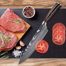 Damasco faca do chef facas de cozinha conjunto profissional desossa faca cutelo