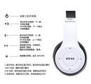 Bluetooth 5.0 Stereo P47 Headset, Jogo Desportivo Sem Fio, Série Dobrável, iPhone, Xiaomi