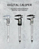 Paquimetro plástico vernier caliper display digital vernier régua 0 a 150mm ferramenta de medição