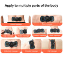 Massageador de pescoço mini massagem elétrica do pescoço ems cervical volta vértebra massagem remendo 8 modos aliviar relaxar ferramentas de fadiga muscular