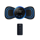 Massageador de pescoço mini massagem elétrica do pescoço ems cervical volta vértebra massagem remendo 8 modos aliviar relaxar ferramentas de fadiga muscular