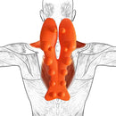 Relaxador de pescoço e ombro com ponto de massagem na parte superior das costas, dispositivo de tração cervical maca de pescoço para alívio da dor e coluna TMJ