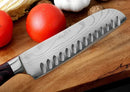 Damasco faca do chef facas de cozinha conjunto profissional desossa faca cutelo