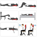 Relaxador de pescoço e ombro com ponto de massagem na parte superior das costas, dispositivo de tração cervical maca de pescoço para alívio da dor e coluna TMJ