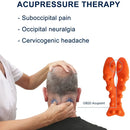 Relaxador de pescoço e ombro com ponto de massagem na parte superior das costas, dispositivo de tração cervical maca de pescoço para alívio da dor e coluna TMJ
