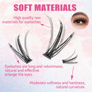 Diy kit de extensão de cílios cílios 200 peças clusters lash bond & seal