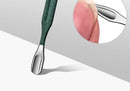 Ouriner 6-18 pçs conjuntos de manicure portátil kits de pedicure preto brilhante