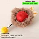 Brinquedo interativo de bola de gato, bola de rolamento automática com cauda