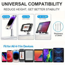 Suporte dobrável para celular, tablet, mesa de montagem, flexível, ajustável