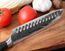 Damasco faca do chef facas de cozinha conjunto profissional desossa faca cutelo