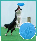OUZEY-Brinquedos de disco voador resistentes à mordida para cães, Pet multifuncional