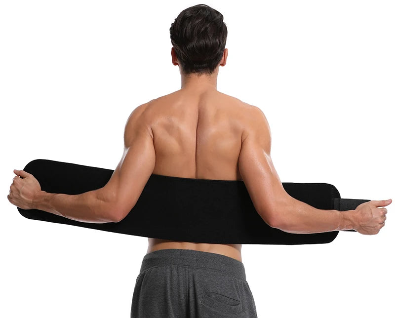 Cintura trimmer cinto fino masculino corpo shaper cinchers controle de barriga apoio lombar