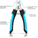 Cortador de unhas profissional para animais de estimação com guarda de segurança