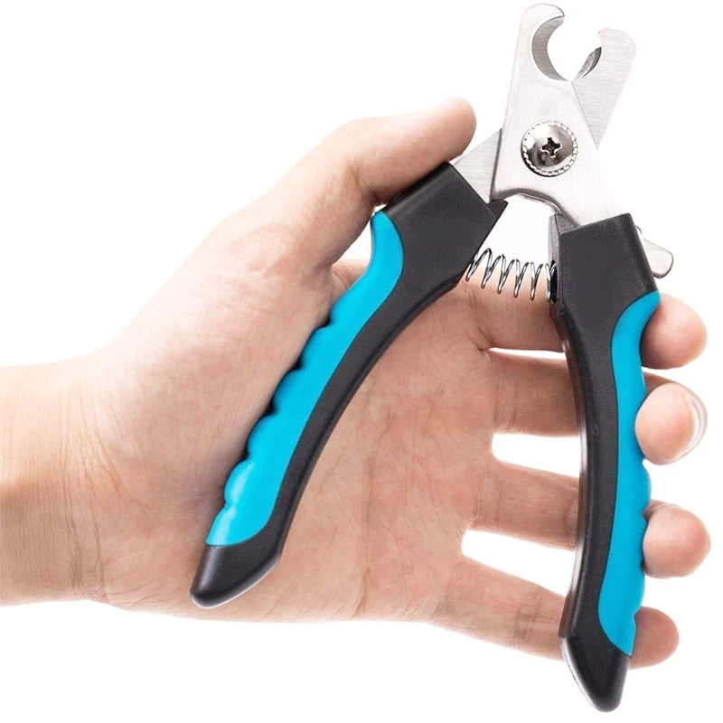 Cortador de unhas profissional para animais de estimação com guarda de segurança