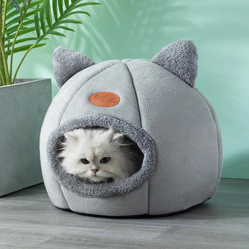 Novo conforto de sono profundo no inverno cama de gato iittle