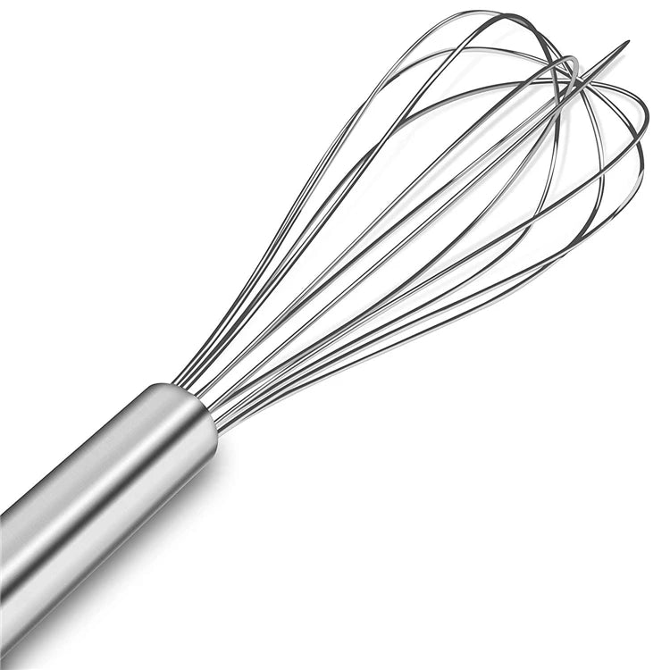 Lmetjma 8 "10" 12 "batedor de ovo de aço inoxidável batedor de ovo fio de cozinha